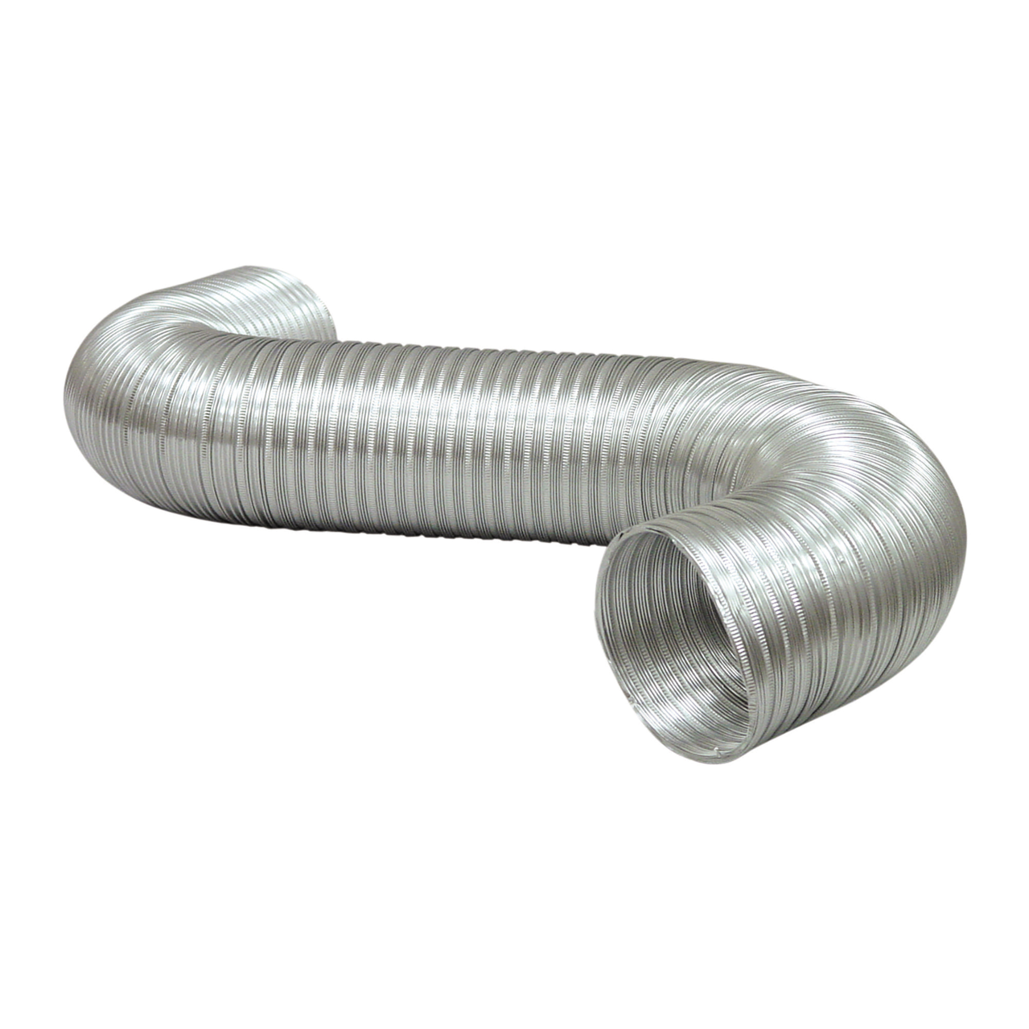 Deflecto, Semi-Rigid Flexible Duct, 6in. x 8ft., Material Aluminum, Model# A068/4